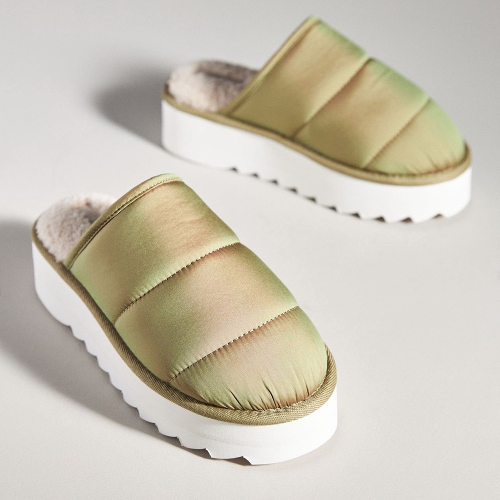 Maeve Puffy Platform Slippers